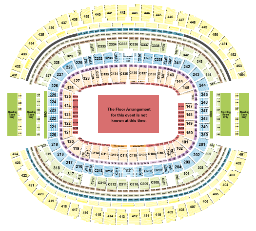 AT&T Stadium seating chart
